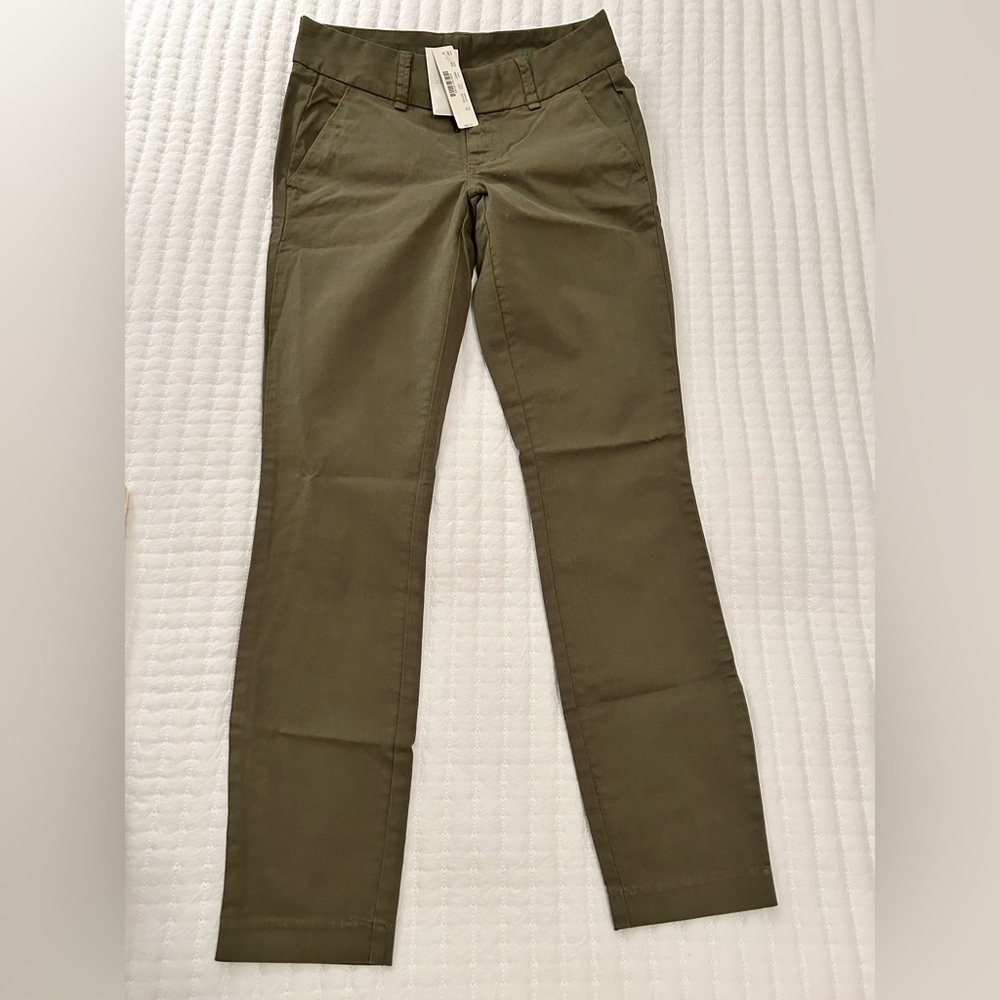 Banana Republic Green Straight Leg Trousers